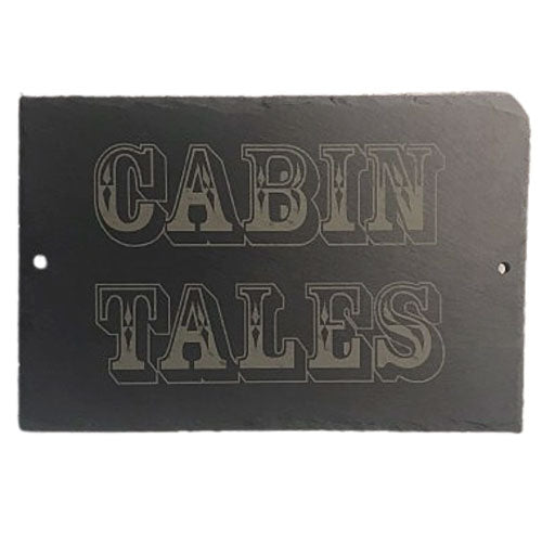 personalised slate sign engraving